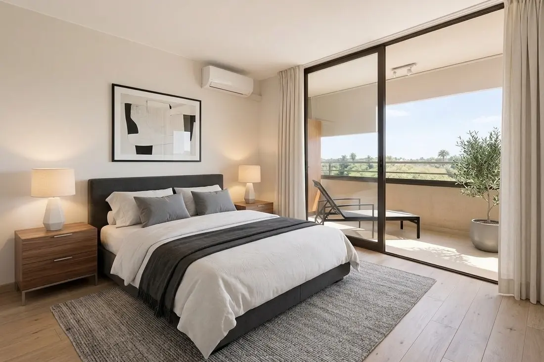 Dormitorio real antes de ser transformado por Amueblia